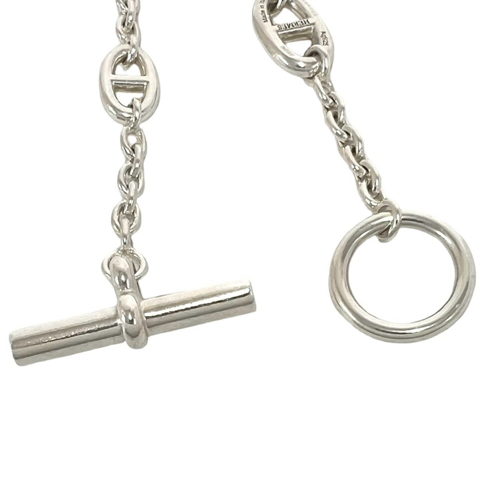 HERMES Chaine d'Ancre Farandole LG Bracelet, Sterling Silver 925, Men's Acces... - Picture 4 of 6